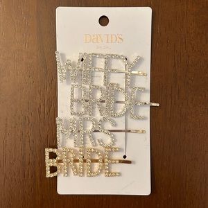 David’s Bridal Hair Clips NWOT